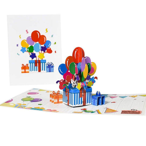 Balloon Birthday Card (3D)